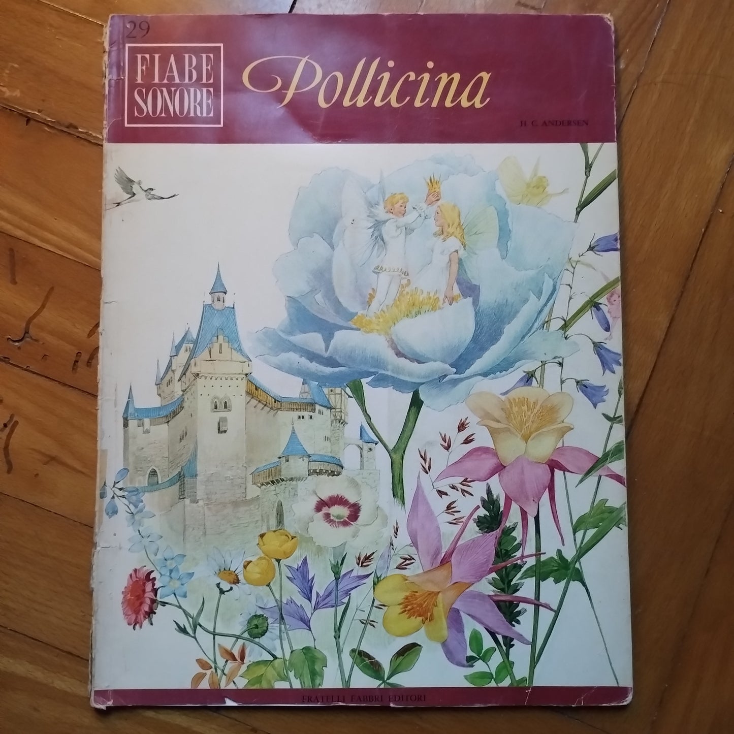 Pollicina- fiabe sonore n. 29 - Andersen, con 45 giri 1966