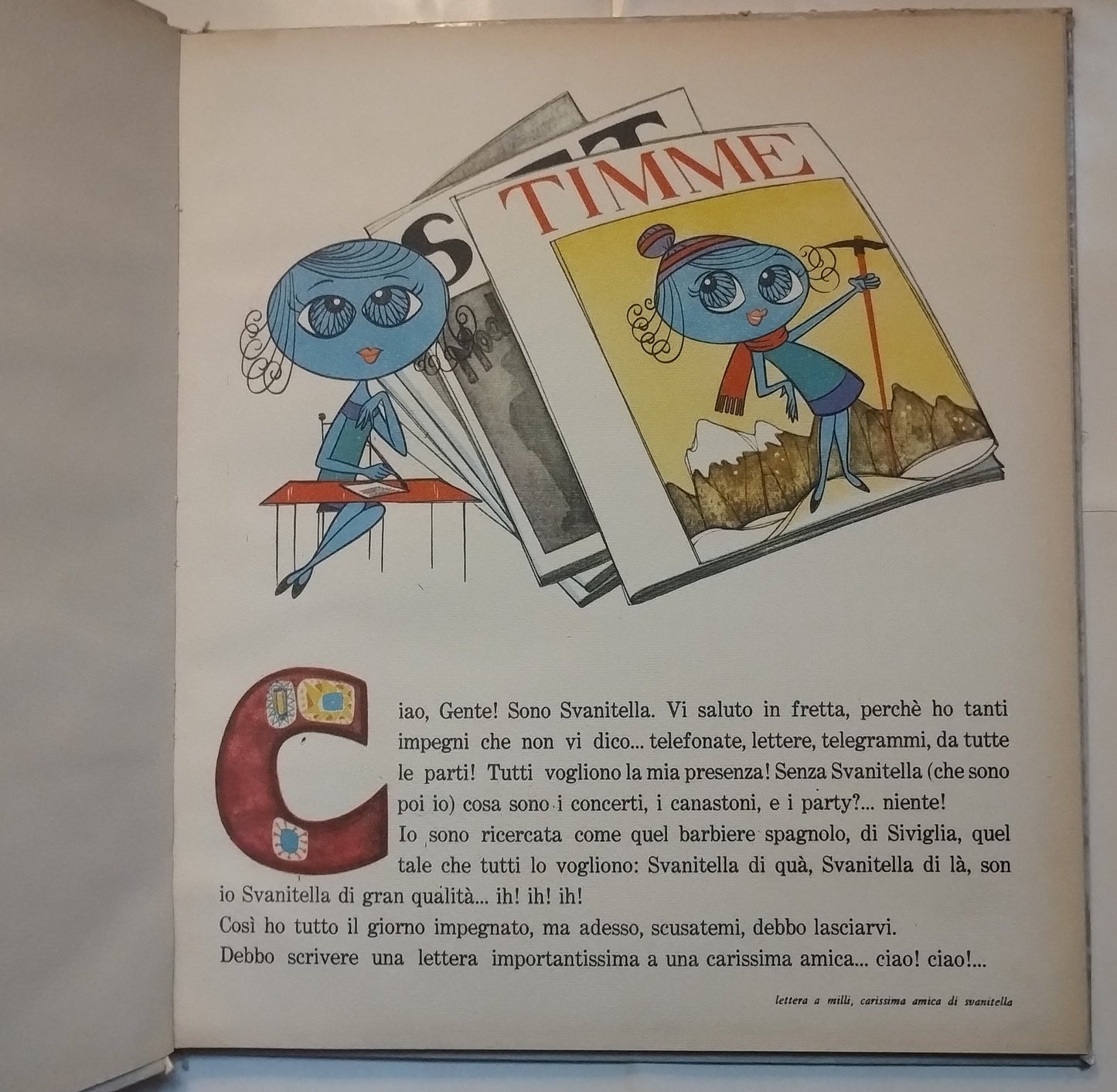 Svanitella Svanitè, di Paul - ed. Carroccio - Testimonial Carosello anni '60 e '70