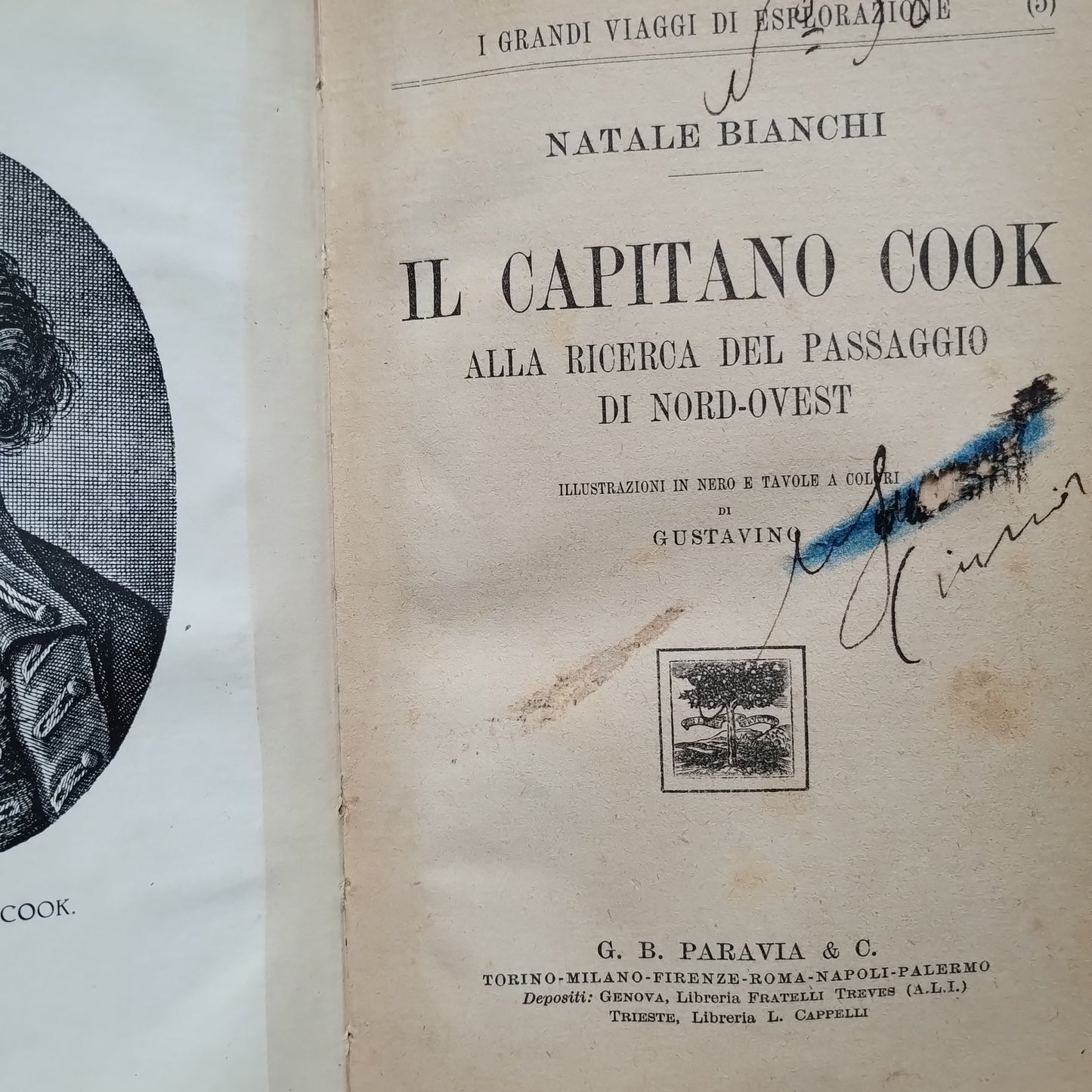 Il Capitano Cook alla ricerca del passaggio di nord - ovest G. B. Paravia & C., 1925 - Natale Bianchi