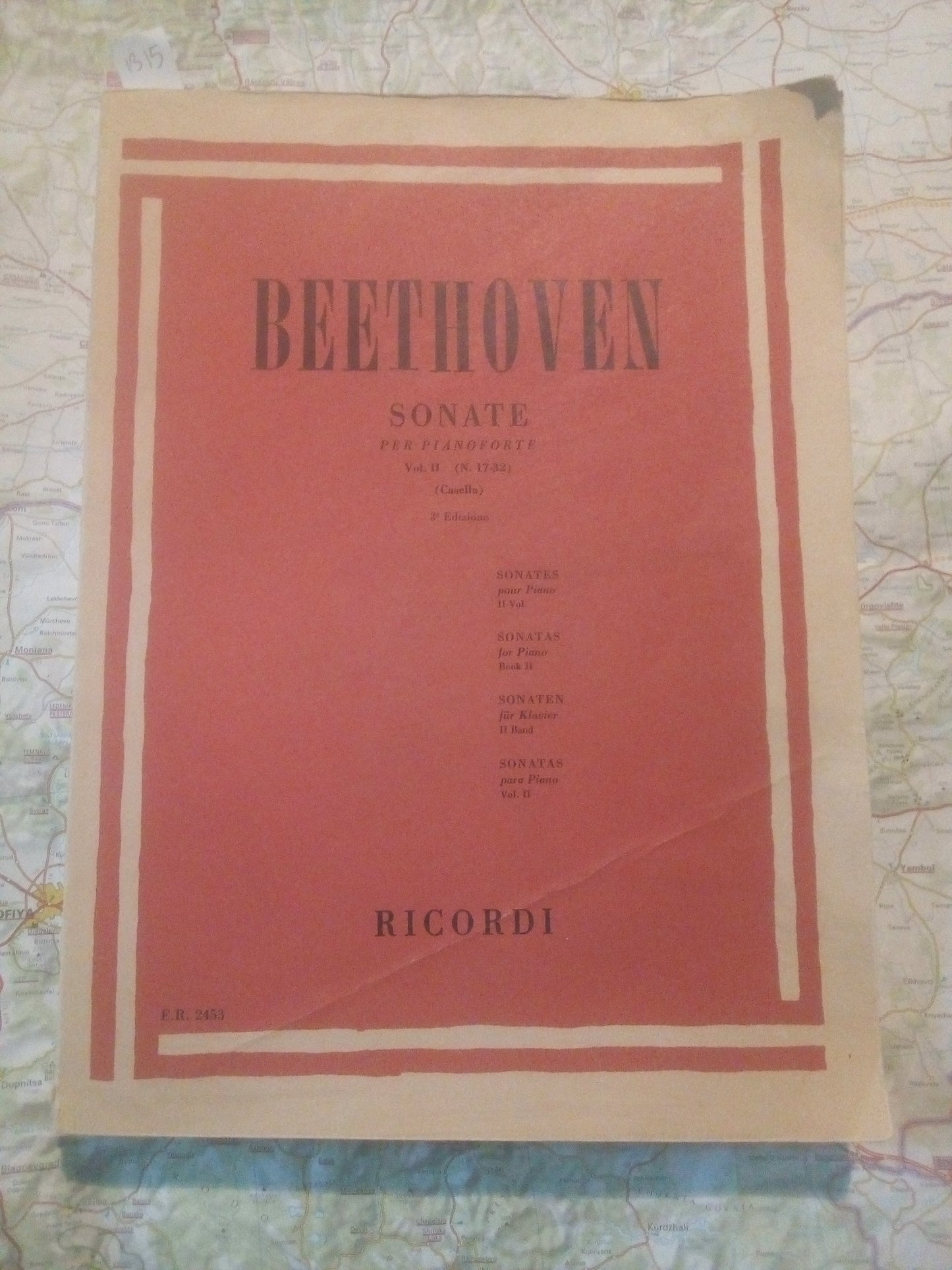 Sonate per pianoforte, vol 2 (sonate 17-32) – Casella, Beethoven - RICORDI