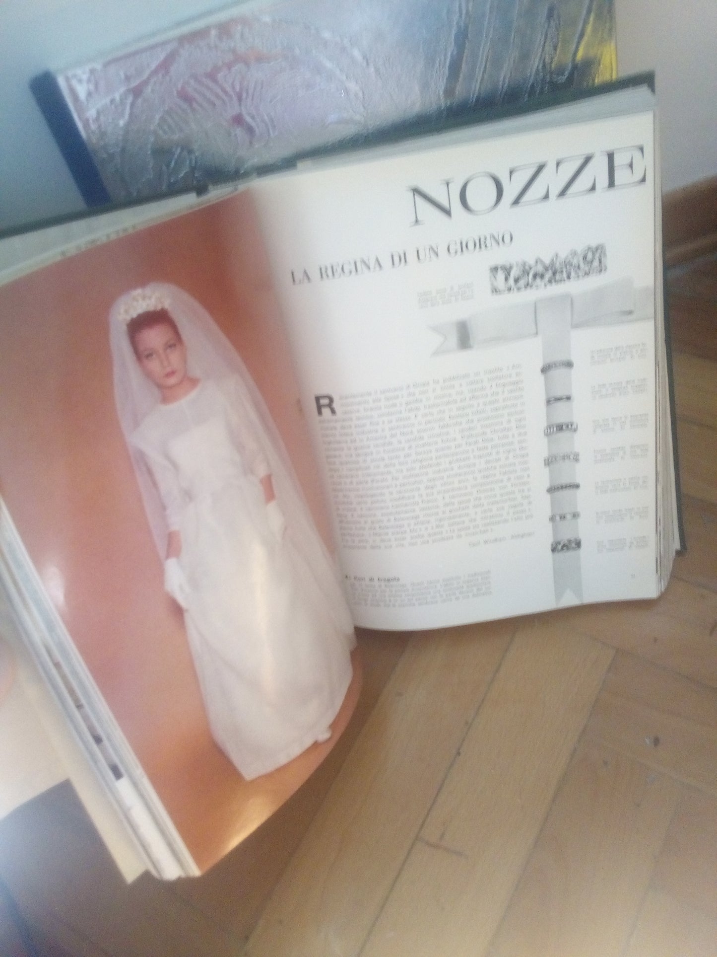 Novità, raccolta di riviste del 1962, vintage anni '60, moda, arredamento, gossip, pubblicità
