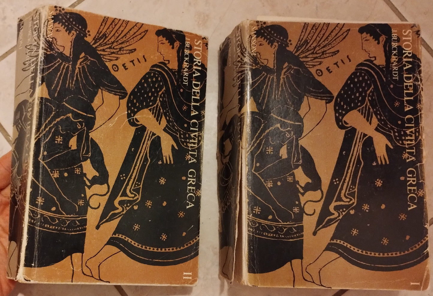 J. Burckhardt - Storia della civiltà greca - 2 voll SANSONI copertina flessibile