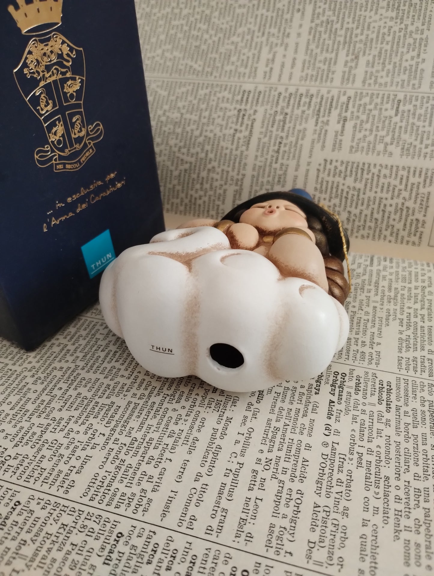 Addobbo THUN in ceramica - edizione limitata dei Carabinieri - Bicentenario 200