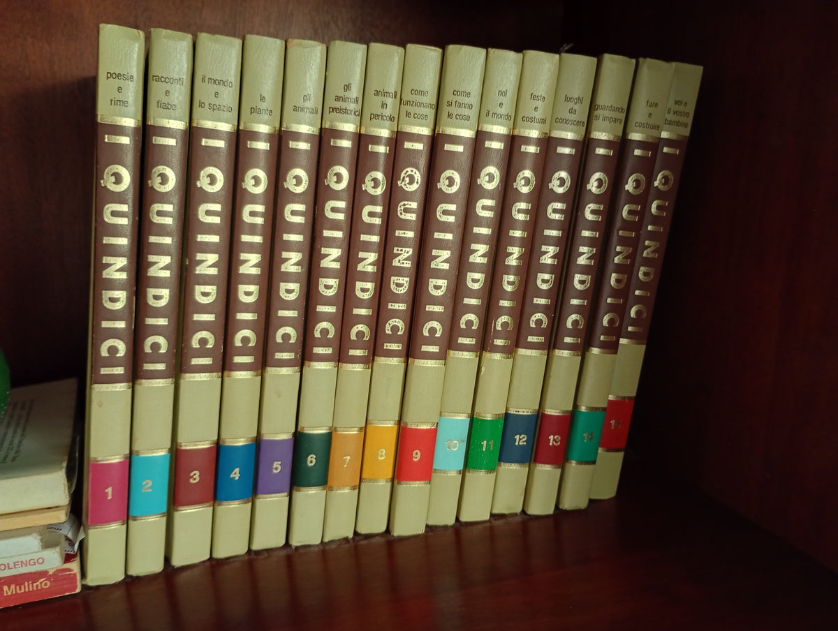 Enciclopedia I Quindici, i libri del come del perché. Field educational. 1989