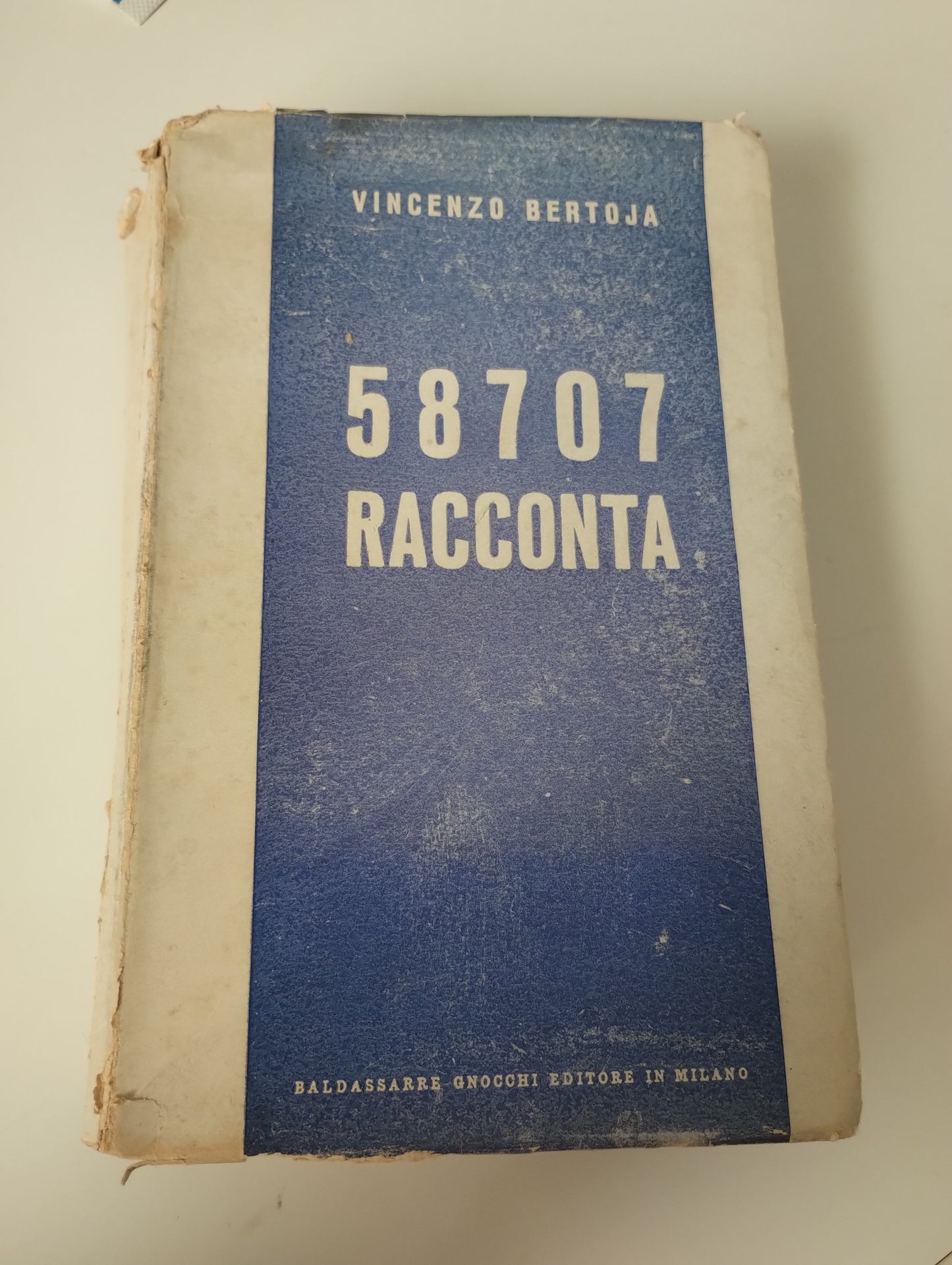 58707 racconta di Vincenzo Bertoja, Baldassarre Gnocchi ed. 1946