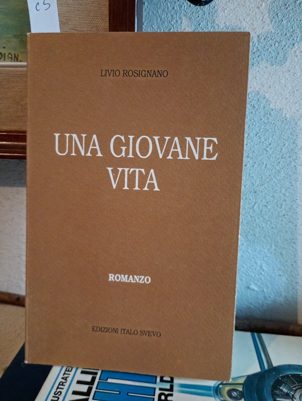 Una giovane vita. Livio Rosignano. Romanzo edizioni Italo Svevo Trieste 1993 libro