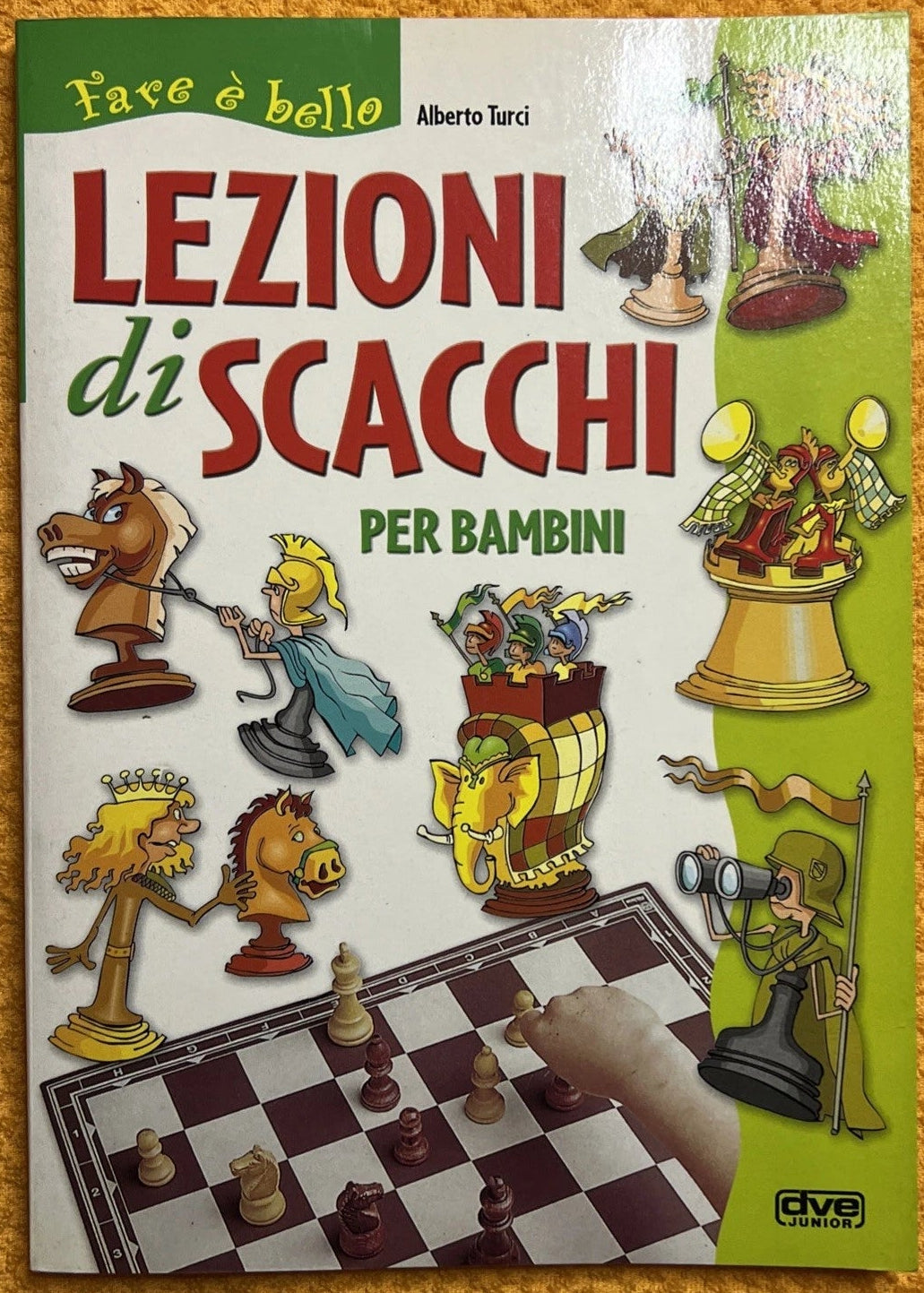 Lezioni di scacchi per bambini di Alberto Turci, 9788841292679 DVE junior