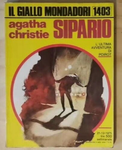 Sipario (Il Giallo Mondadori N. 1403) Agatha Christie, Mondadori, 1975
