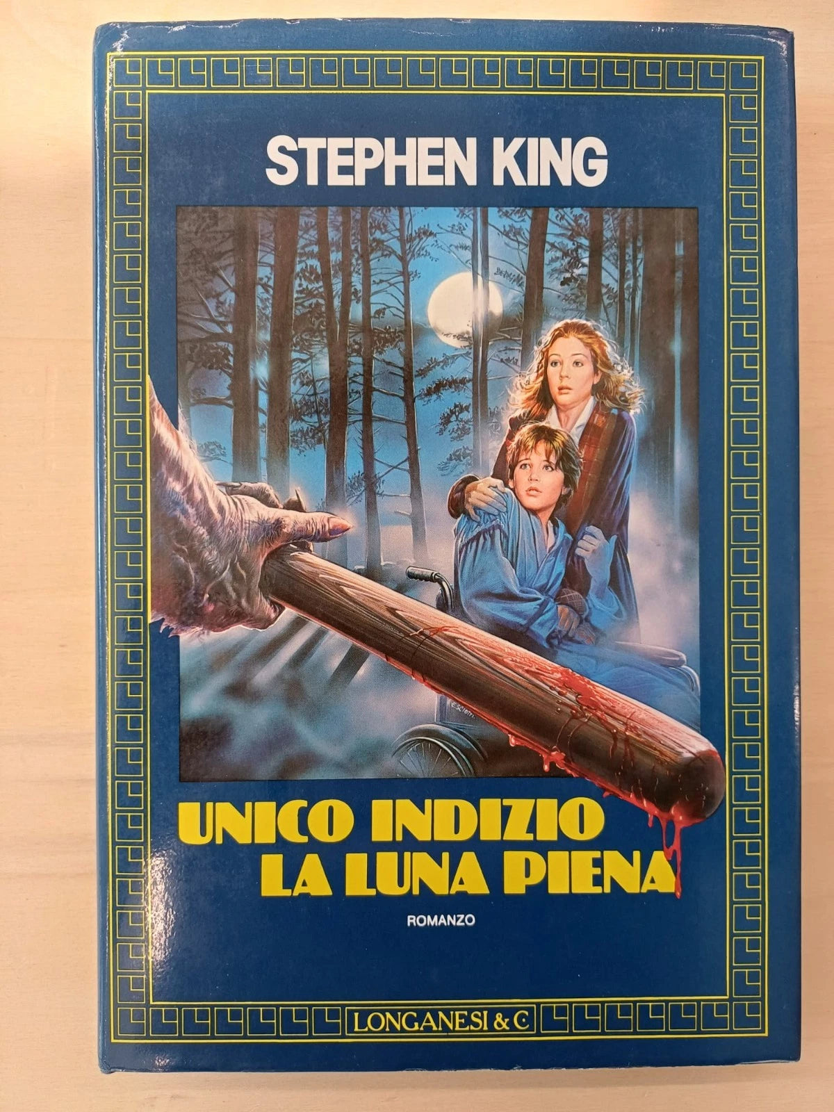 UNICO INDIZIO LA LUNA PIENA - STEPHEN KING - 1°edizione Longanesi 1986 9788830406247
