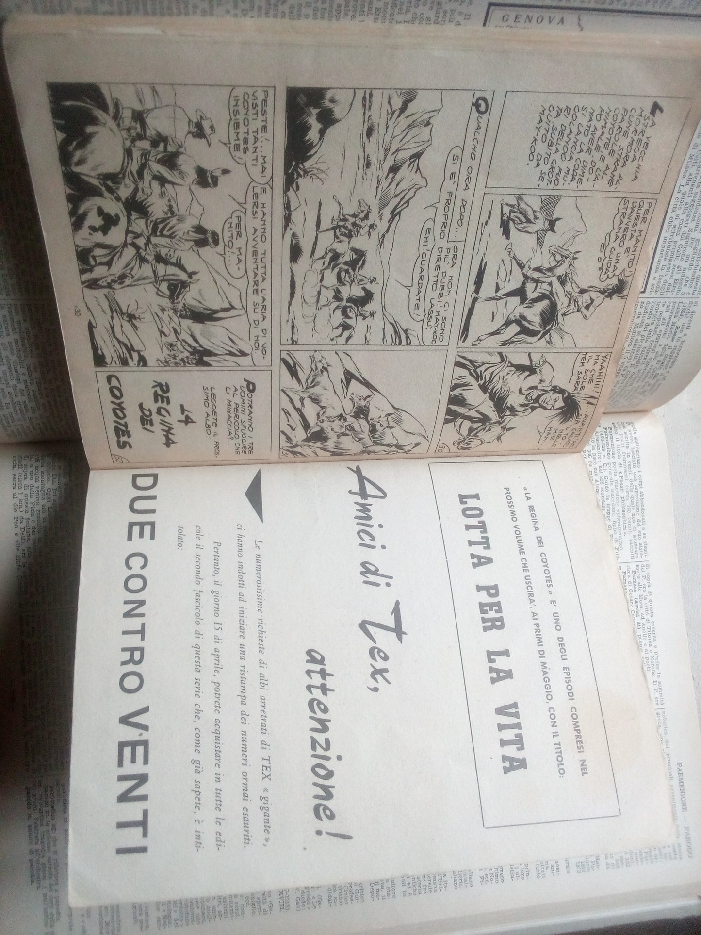 Tex spillato n. 42 - Incendio allo "Star-o" lire 200, aut. 2926 ediz. Araldo