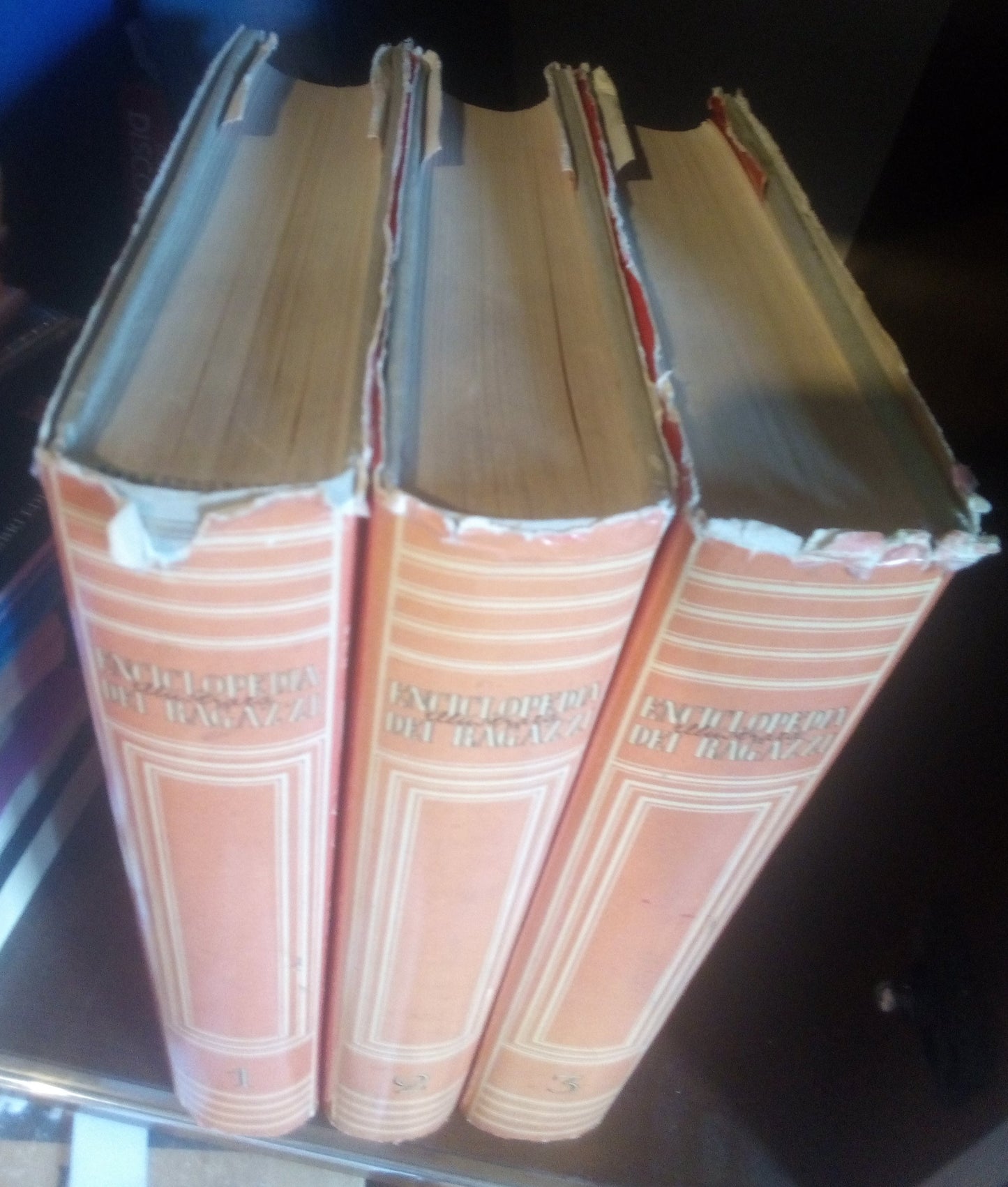 Enciclopedia illustrata dei ragazzi, a cura di Vaccaro, 3 volumi - Curcio 1957