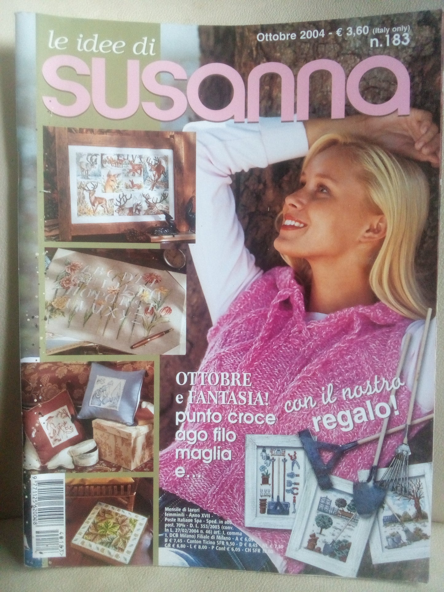 Le idee di Susanna n. 183 - Ottobre 2004 con inserto punto croce, fai da te