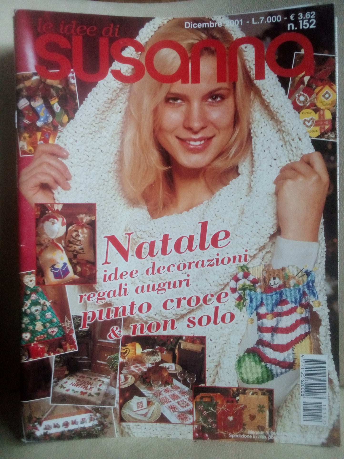 Le idee di Susanna n. 152 - dicembre 2001 con inserto punto croce, fai da te
