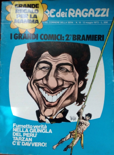 Corriere dei ragazzi, 1973 - i grandi comici: 2 Bramieri