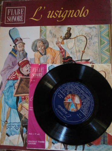 Fiabe Sonore Fabbri: L'usignolo Libro + 45 Giri