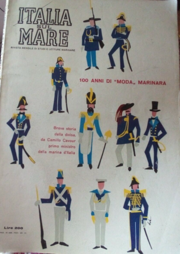 Italia sul mare,100 anni di moda marinara, storia divisa, lire 200 (rivista)
