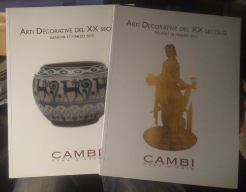 Arti Decorative del XX Secolo, Milano Genova 2015, casa D'aste, Cambi