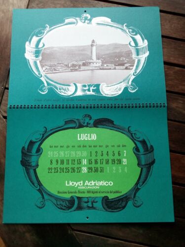 Calendario 1974 Trieste D'altri Tempi, Lloyd Adriatico Assicurazioni