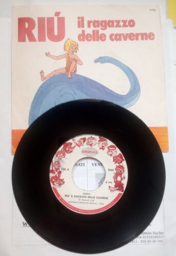 45 giri Riù il ragazzo delle caverne + 15 uomini cassa del morto