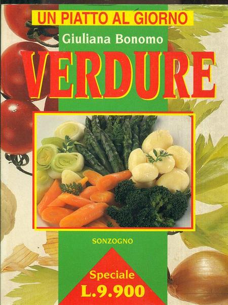 VERDURE. BONOMO GIULIANA.  Sonzogno