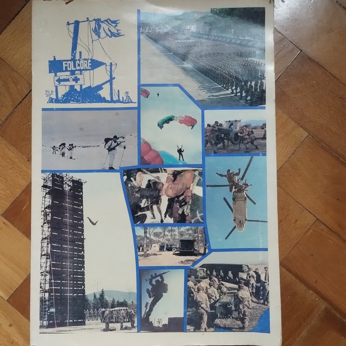 Brigata Paracadutisti Folgore, opuscolo 1980 Pisa Livorno Cenni storici