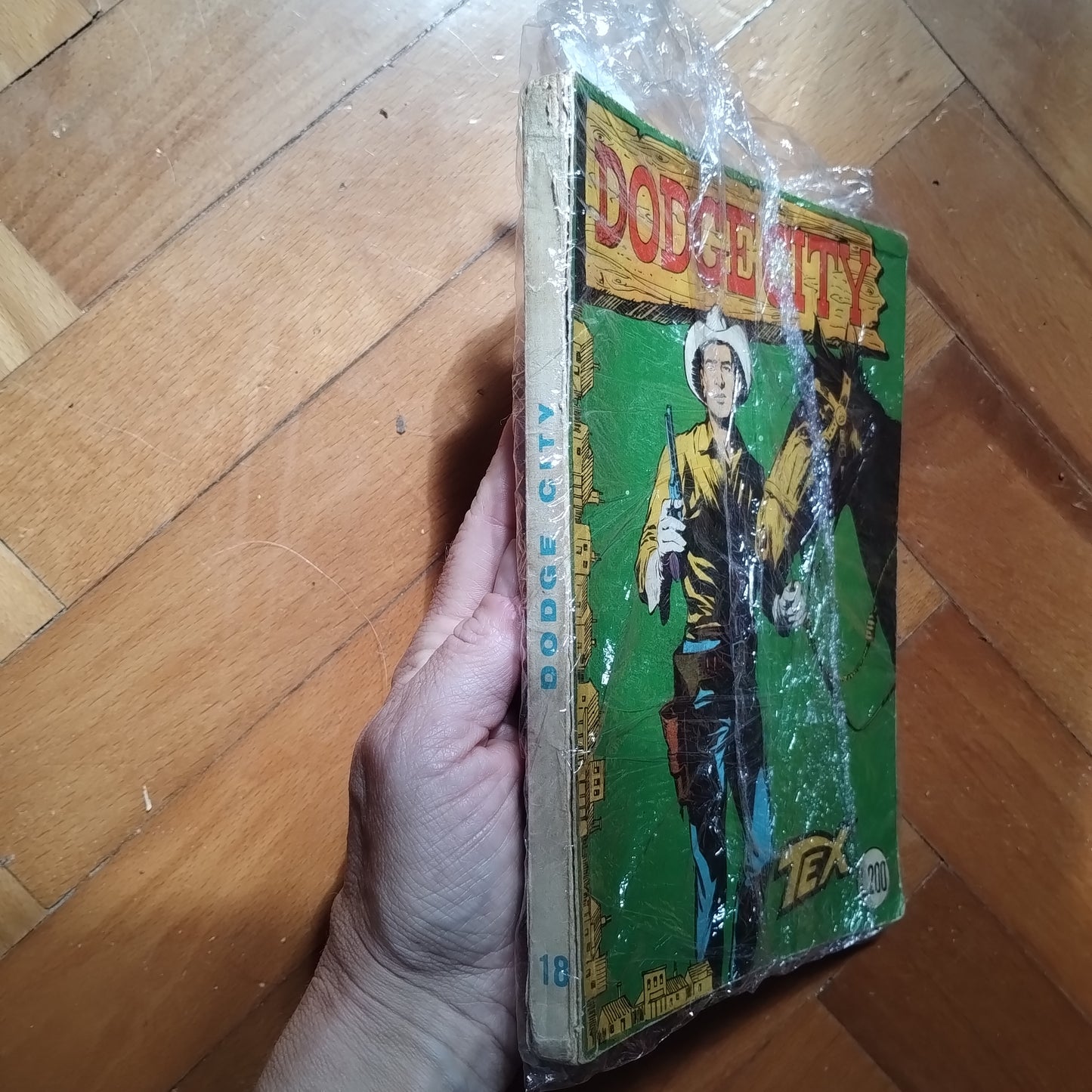 Tex spillato n. 18 Dodgecity - 200 lire Il piccolo Ranger - originale