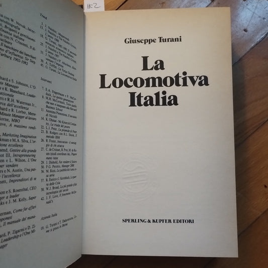 La Locomotiva Italia di Giuseppe Turani - Sperling & Kupfer, 1987