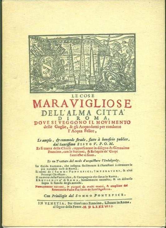 Le Cose maravigliose dell'alma città di Roma Vivarelli & Gullà, 1973