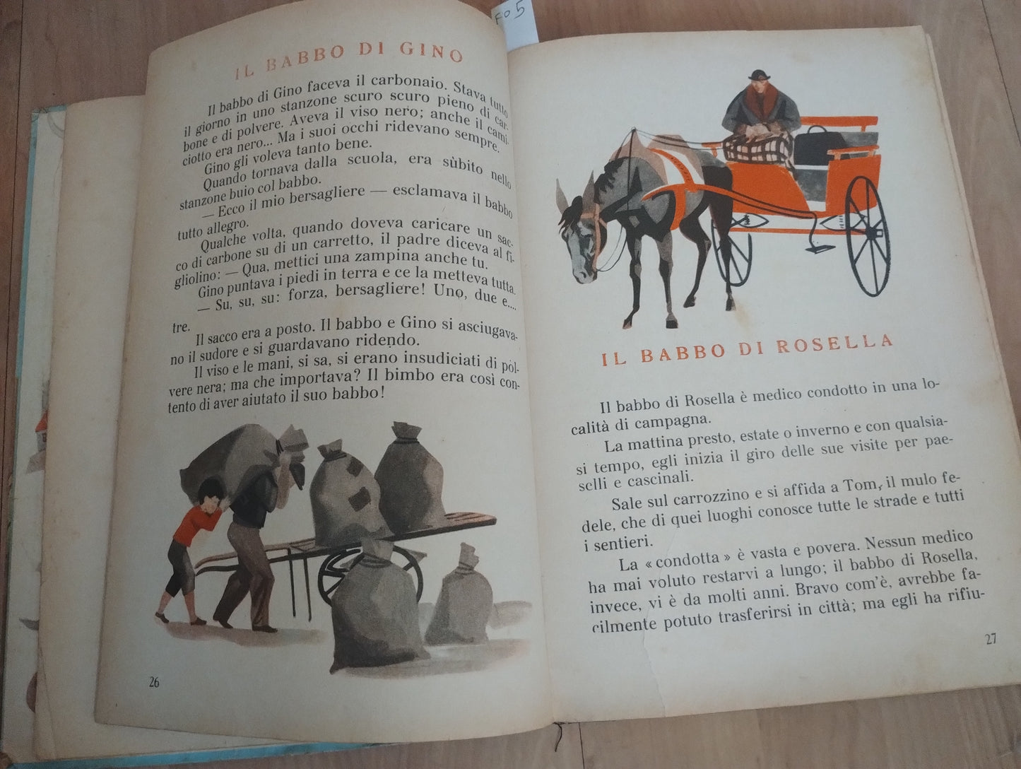 Fonteviva, letture per la classe seconda, scuola Editrice, Bollini Colombo anni 50 (elementari)
