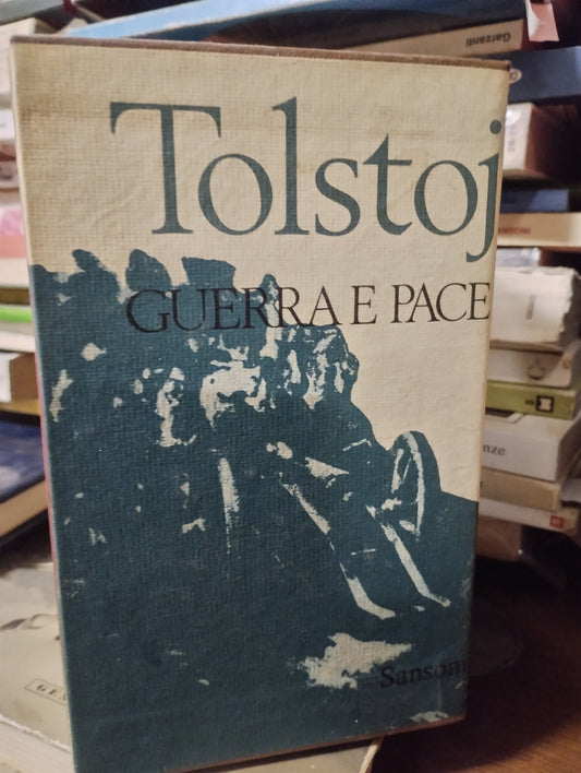 Guerra e pace (3 voll. Copertina rigida) [L. Tolstoj : Sansoni, 1970] con cofanetto