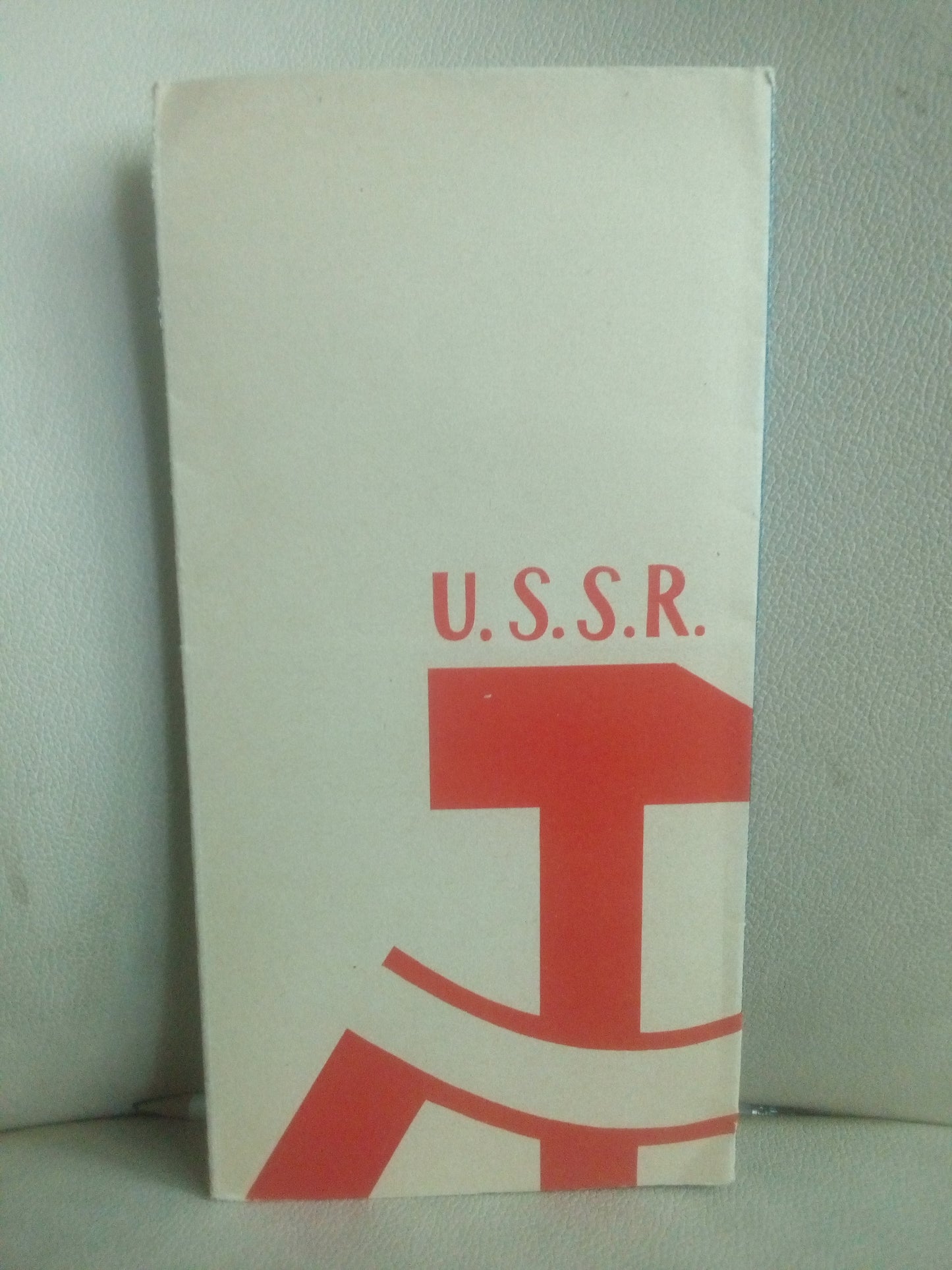 U.S.S.R. 1958 depliant informativo pubblicitario in inglese