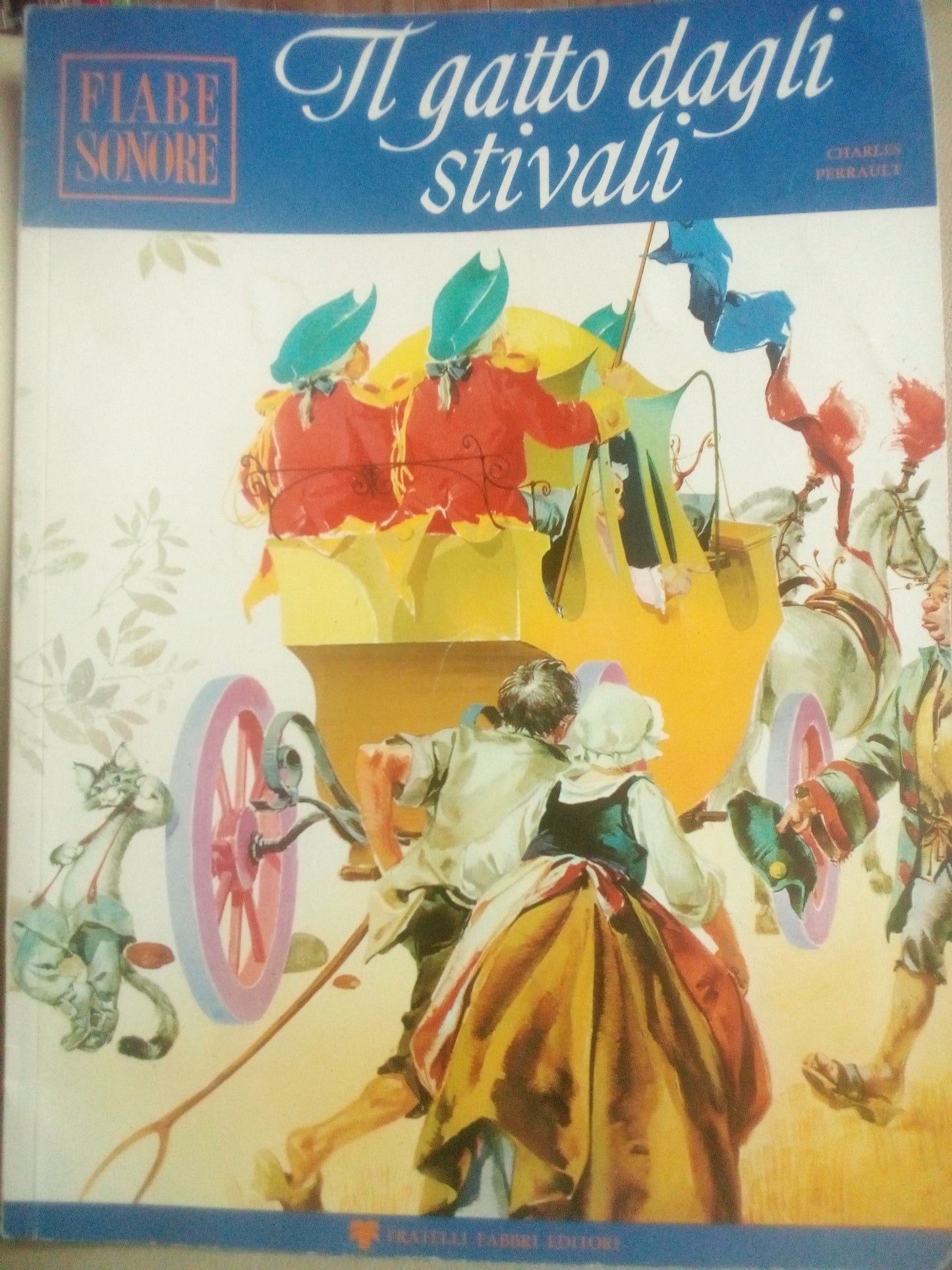 Il gatto dagli stivali. Fiabe sonore Fabbri - ristampa, senza disco 1977