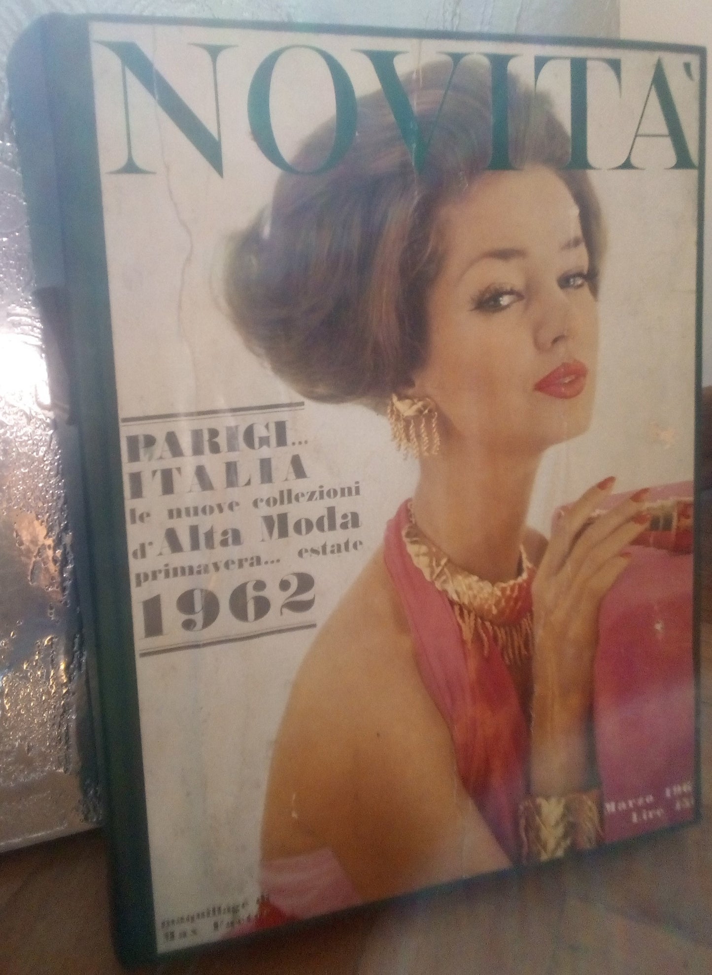 Novità, raccolta di riviste del 1962, vintage anni '60, moda, arredamento, gossip, pubblicità