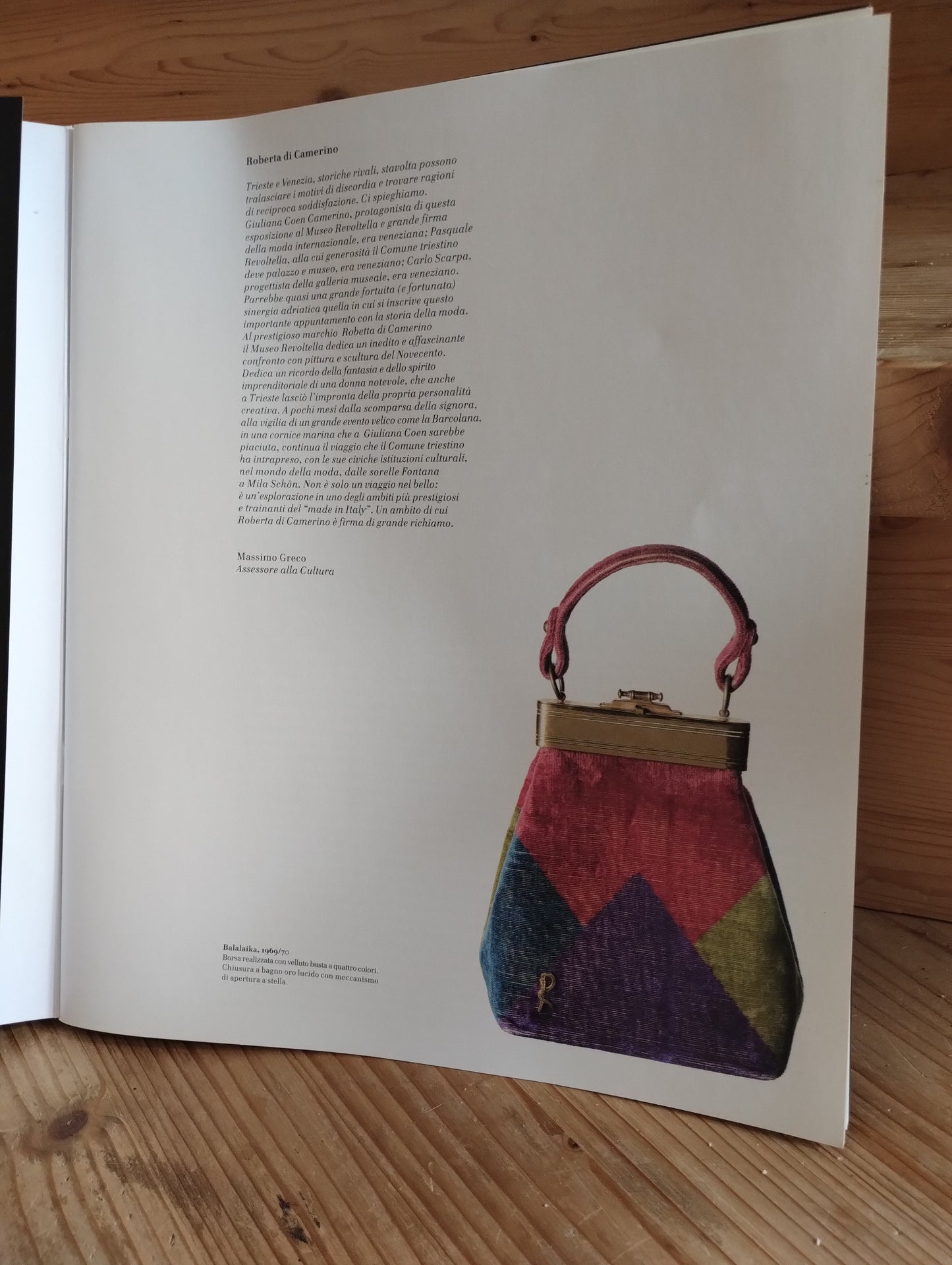 Roberta di Camerino: la rivoluzione del colore, Museo Revoltella Trieste 2010 catalogo della mostra