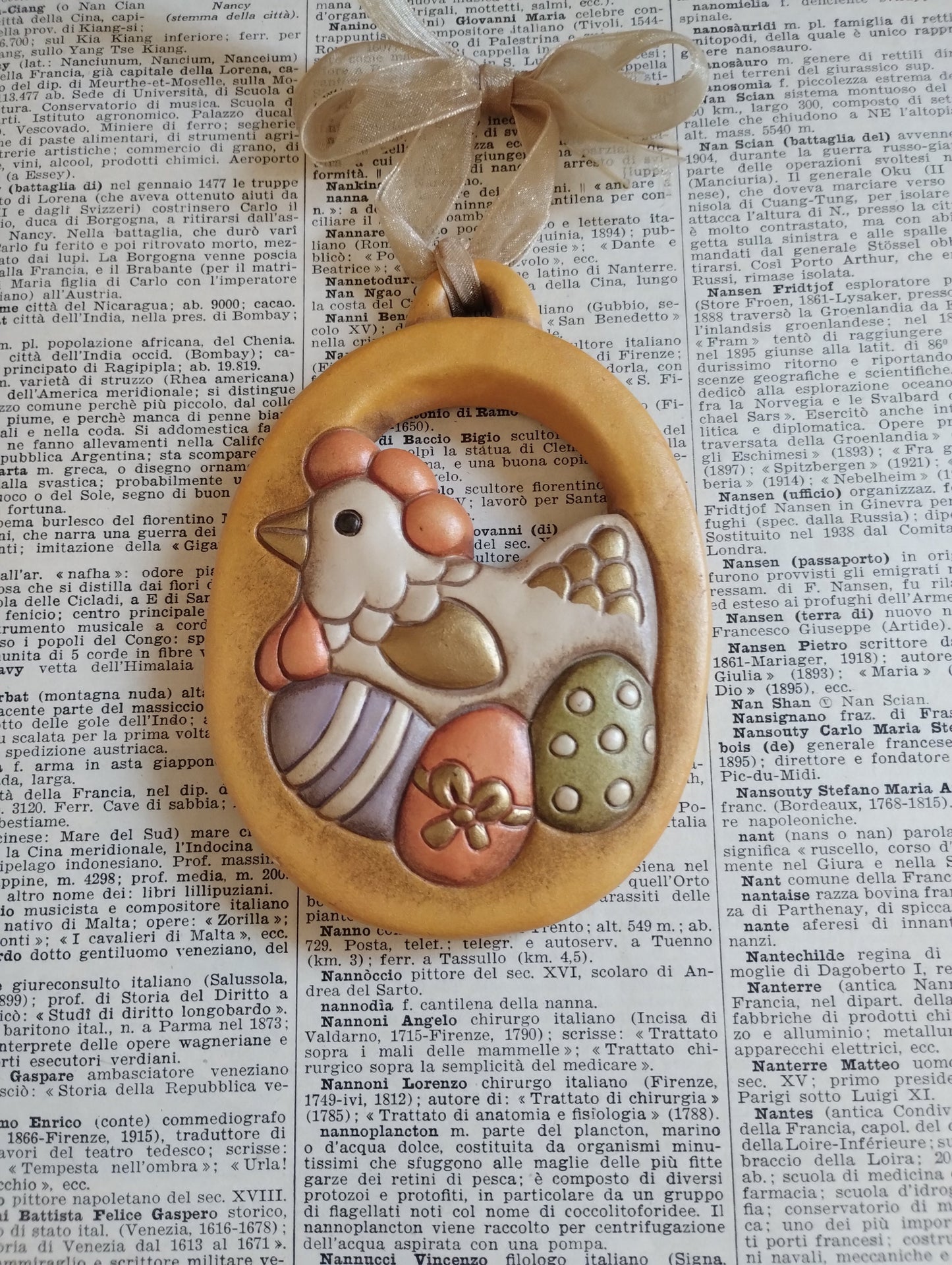 Thun formella pasquale, Pasqua - con gallina e uova