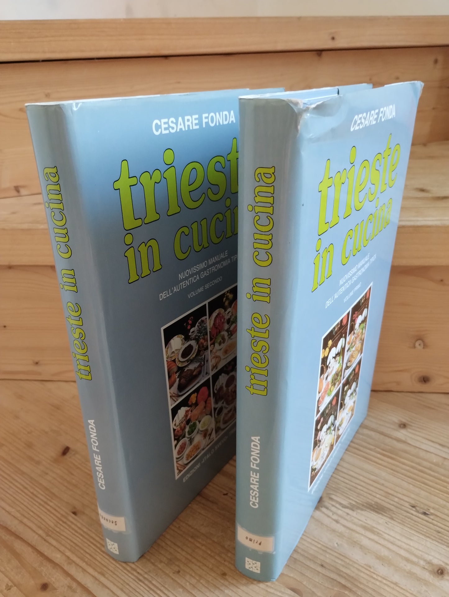 Trieste in cucina. Nuovissimo manuale dell'autentica gastronomia tipica, 2 volumi, Cesare Fonda, ed. Italo Svevo
