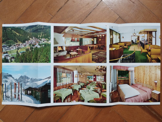 MADONNA DI CAMPIGLIO, HOTEL ST. HUBERTUS, BROCHURE ANNI 60- 70