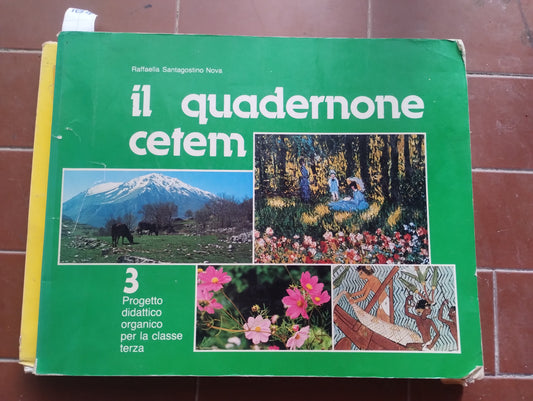 Il quadernone Cetem 3, classe terza, progetto didattico organico per la classe, Santagostino Nova