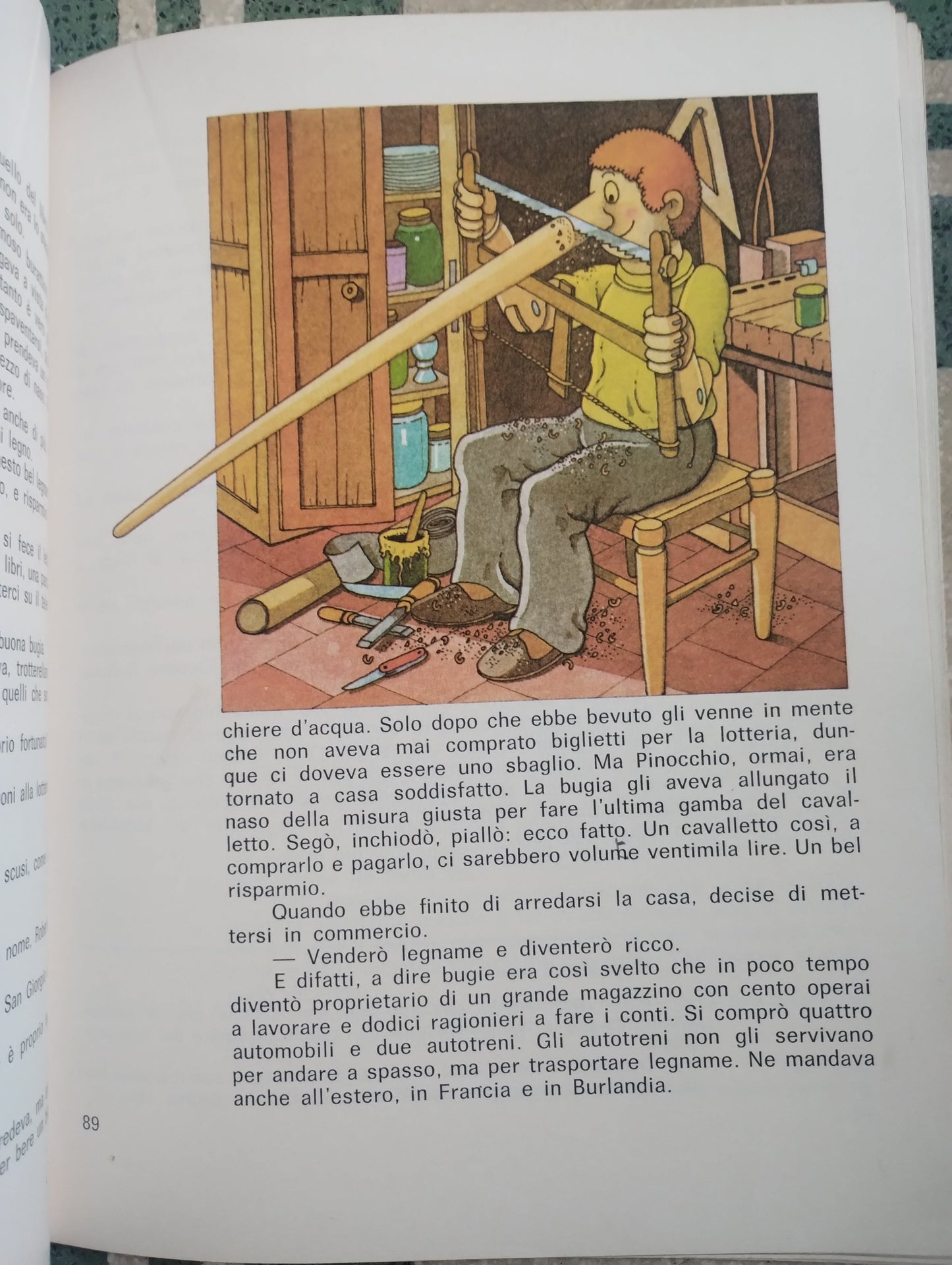 Sussidiario "Parole e idee" classe 5, corso di letture per il secondo ciclo della scuola elementare, Giunti Marzocco 1980, anni 80