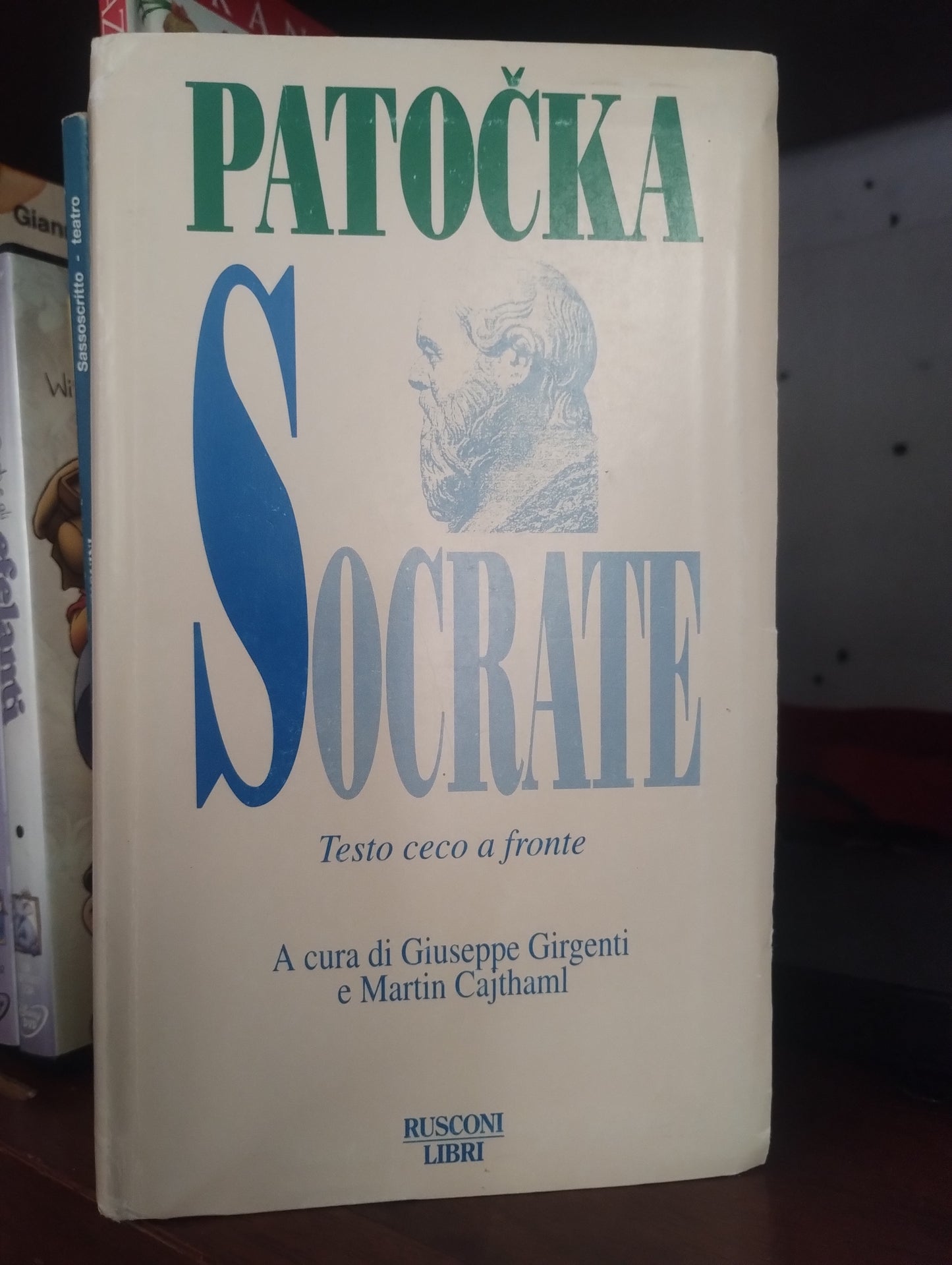 Socrate, testo ceco a fronte. Patocka. Rusconi libri  9788818702453