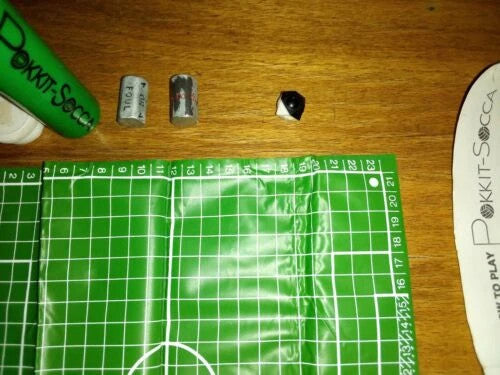 Pokkit socca, gioco vintage del calcio o futbol de bolsillo, completo