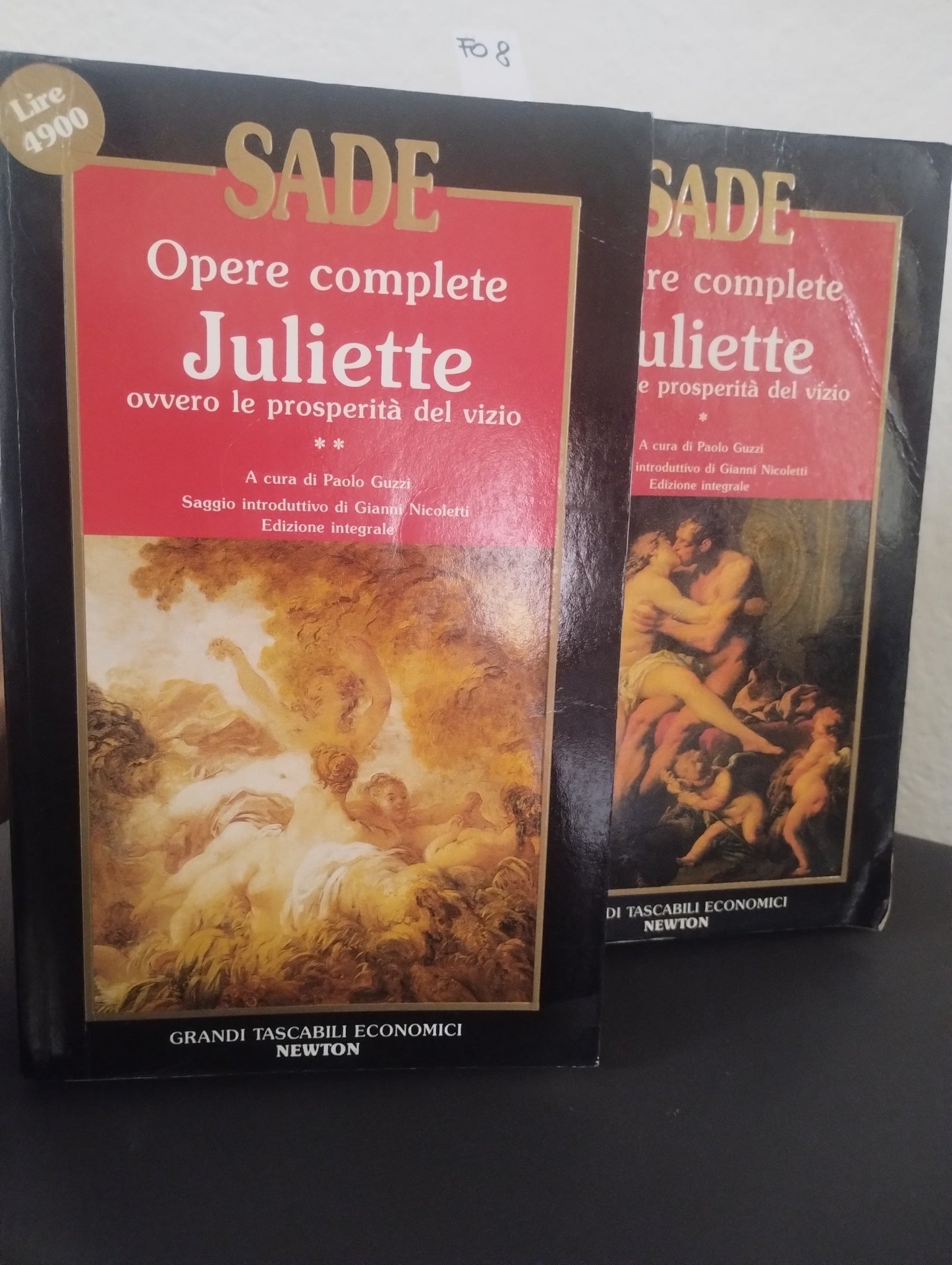 Opere complete: Juliette ovvero le prosperità del vizio - Sade, due volumi 1 e 2 / 9788881836208 - 8881836203