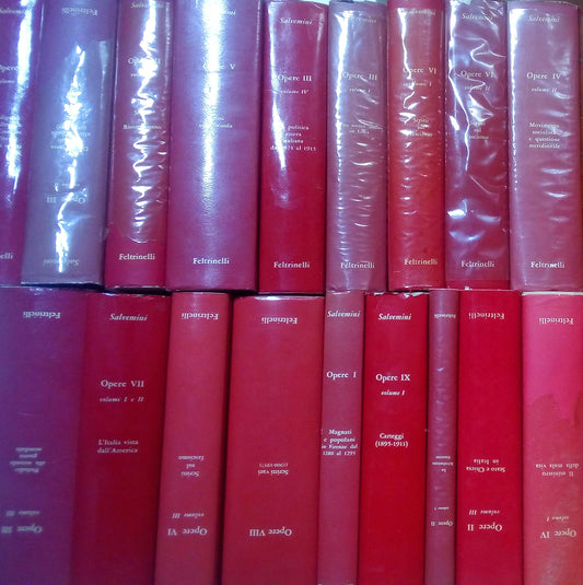 OPERE complete, in 18 tomi di Gaetano Salvemini - Feltrinelli ed. TUTTE LE OPERE