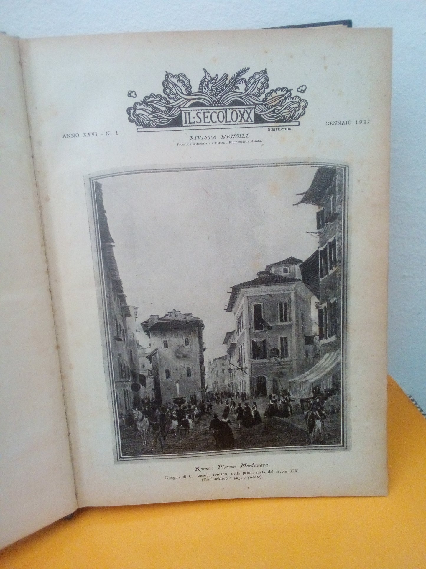 Il Secolo XX. Rivista Mensile annata completa 1927 rilegato