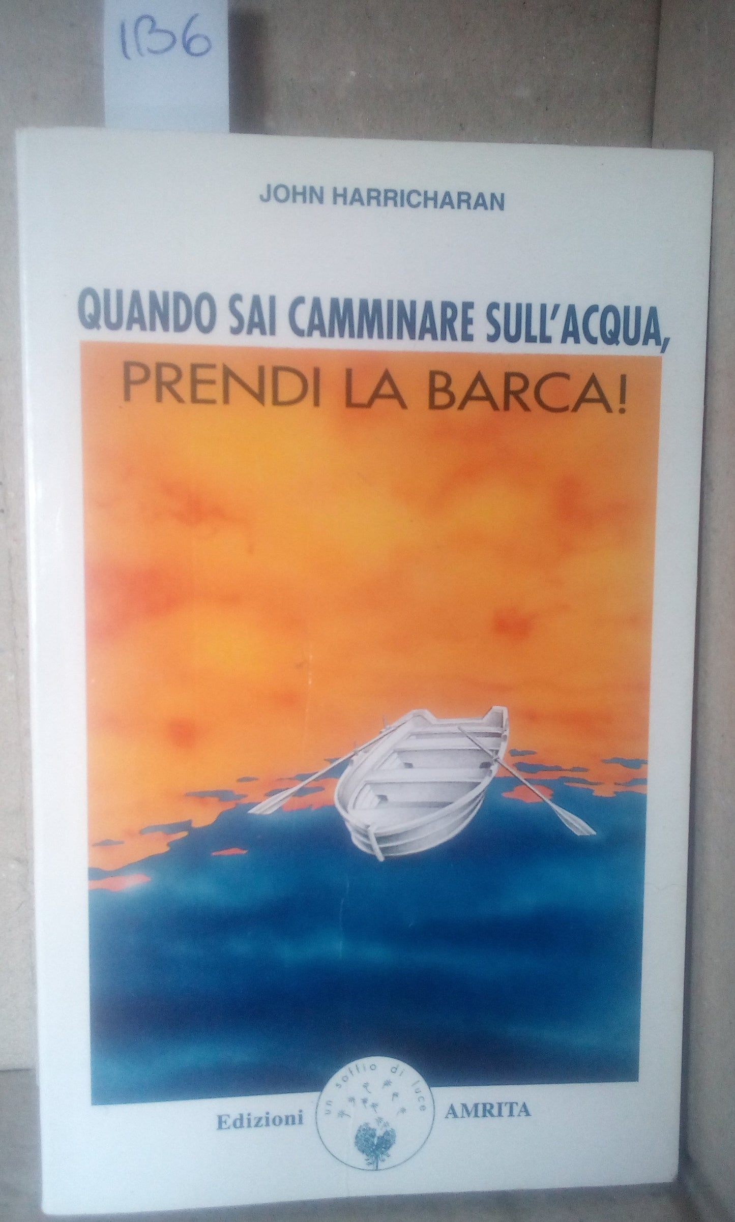 Quando sai camminare sull’acqua, prendi la barca! John Harricharan - ed. Amrita
