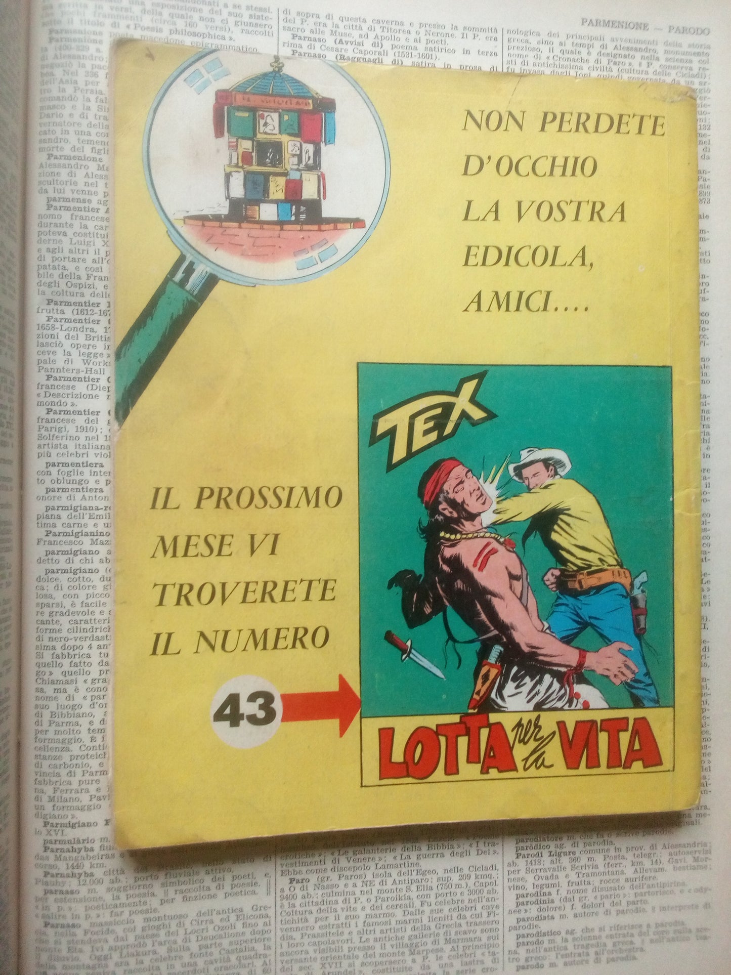 Tex spillato n. 42 - Incendio allo "Star-o" lire 200, aut. 2926 ediz. Araldo
