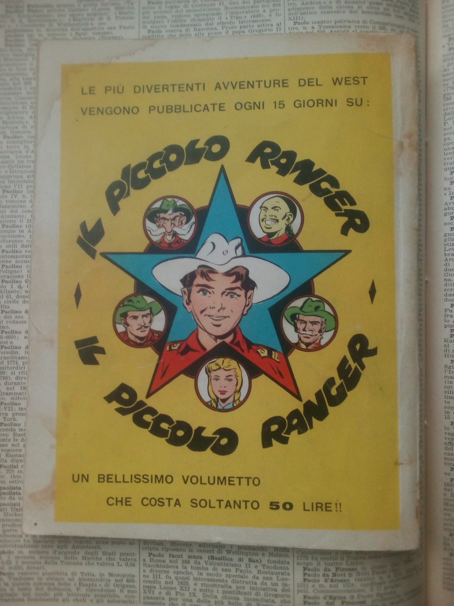 Tex spillato n. 27 - Assedio al posto n. 6 - Lire 200,  aut. 5626 - Araldo