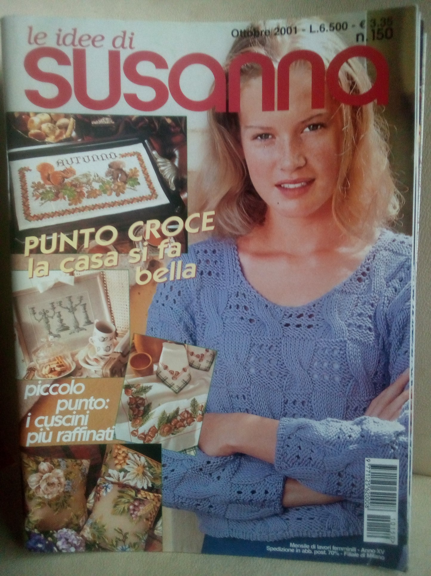 Le idee di Susanna n. 150 - ottobre 2001 con inserto punto croce, fai da te
