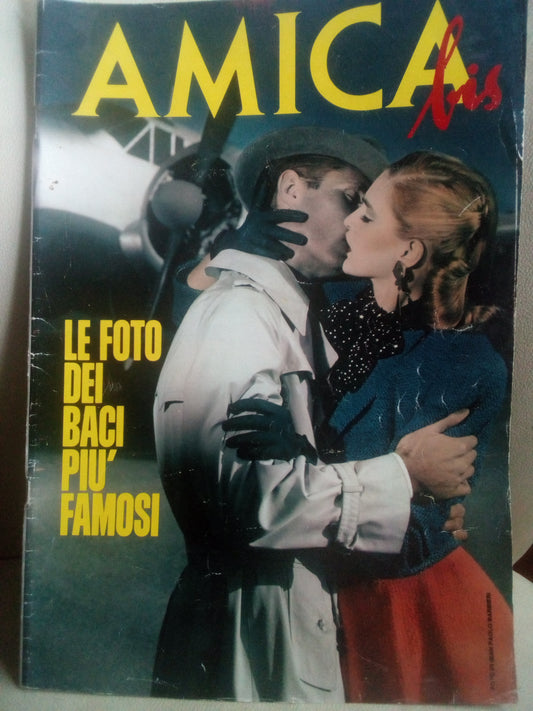 Rivista Amica: le foto dei baci più famosi - supplemento del 1983, n. 6