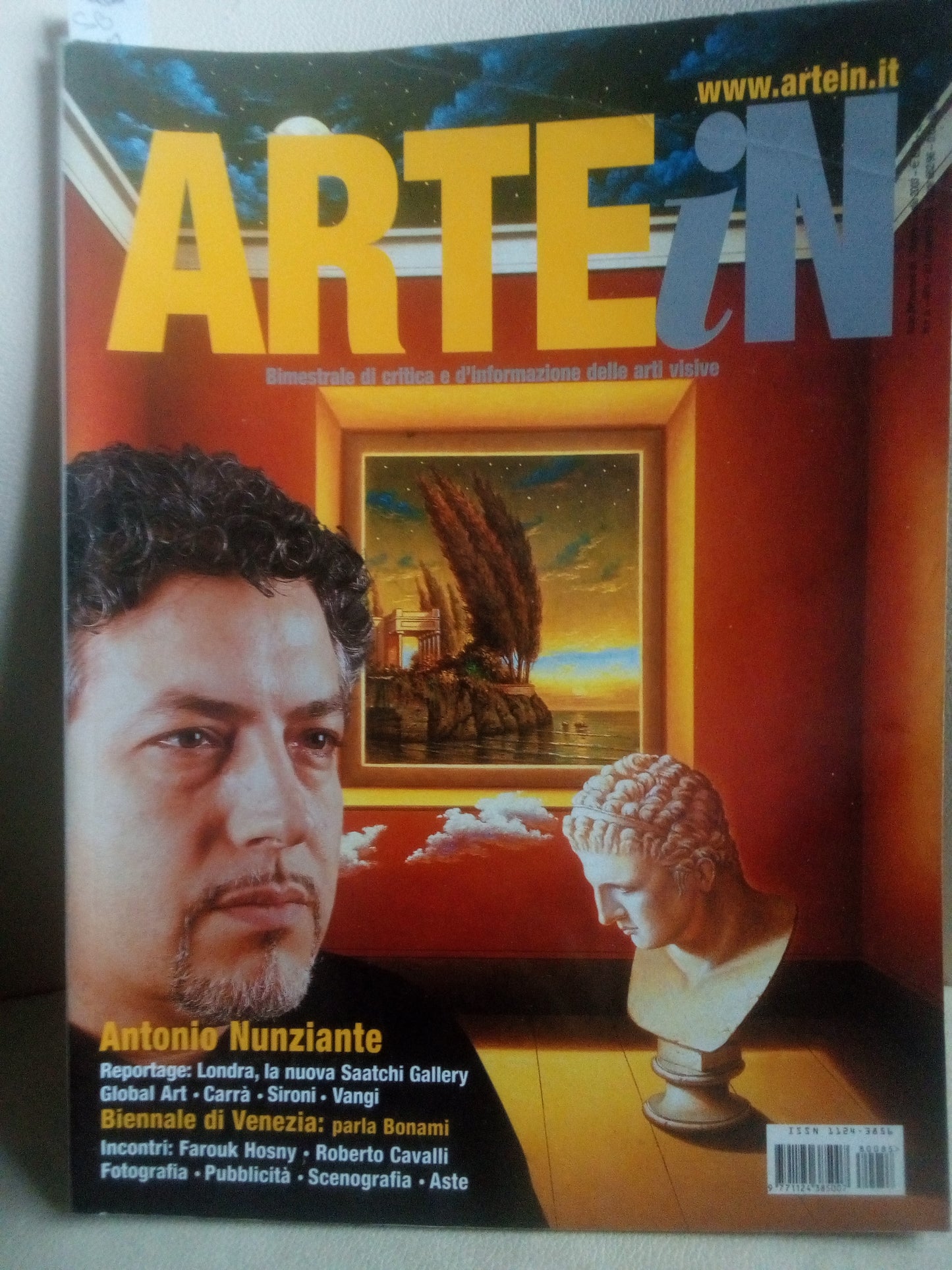 Rivista Artein / Bimestrale di critica e d'informazione delle arti visive. 2003 n. 85 - Antonio Nunziante, Biennale di Venezia